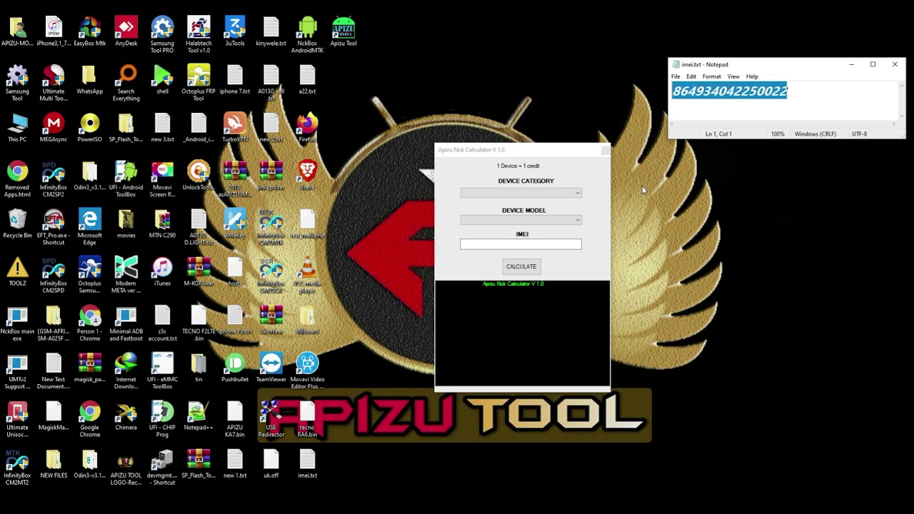 HOW TO UNLOCK ALL SMART KITOCHI AND SMART PHONE BY USING APIZU TOOL