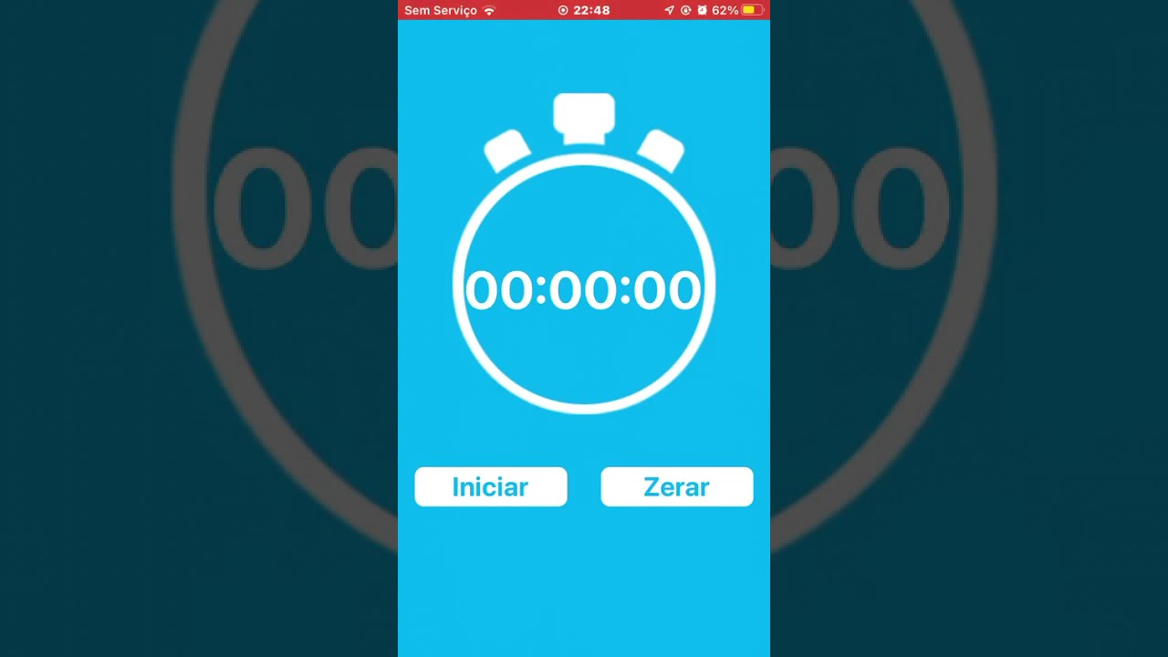 App Cron&ocirc;metro - React Native