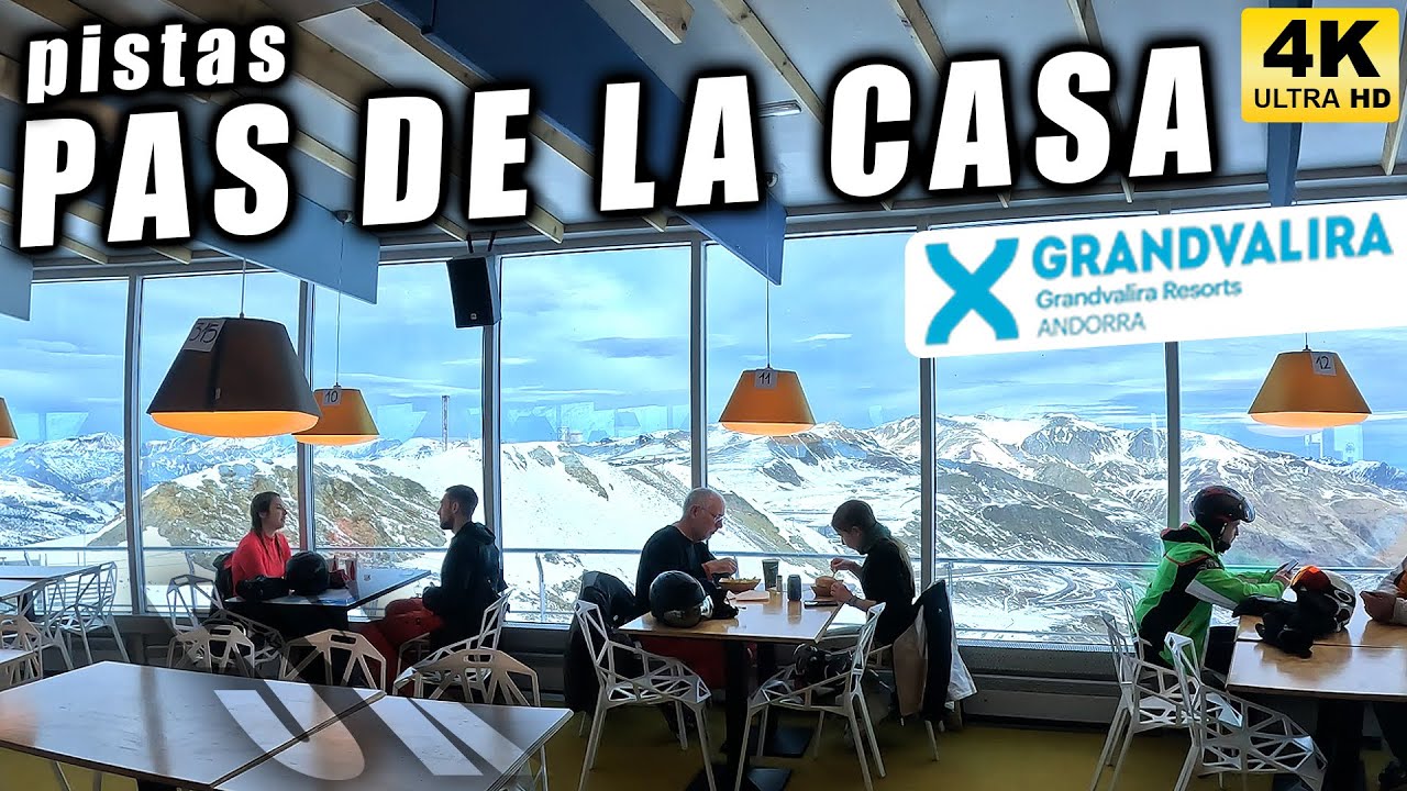 🏂 PAS DE LA CASA PISTAS DE SKI Y SNOWBOARD EN ANDORRA 📉 BAJADA CAMÍ DE PESSONS DESDE DENTRO
