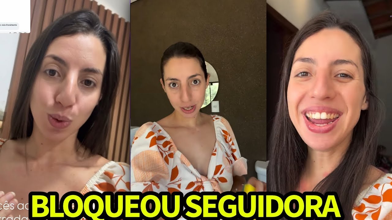 SARA KELLEN BLOQUEIA SEGUIDORA APÓS RECEBER CRÍTICAS 