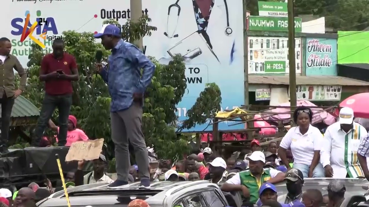Opposition rallies in Meru, criticize Nairobi flooding.