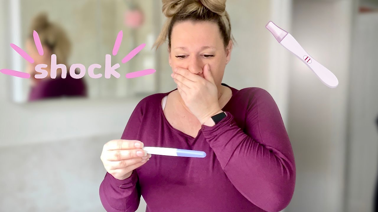 Finding Out I'm Pregnant - LIVE Pregnancy Test - Pregnant at 40
