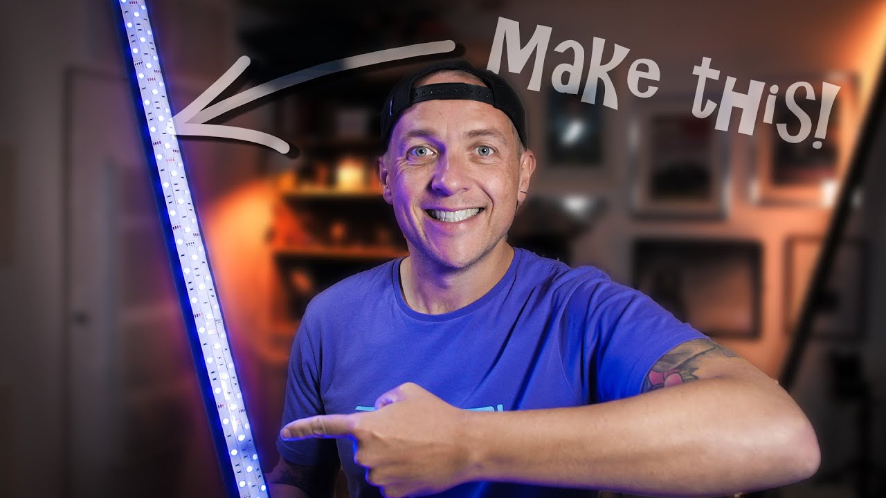 How to make a DIY Light painting Stick | Homemade Pixelstick