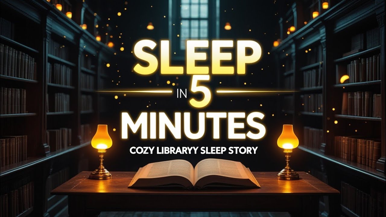 Sleep in 5 Minutes 🌙 The Whispers of the Old Library After Hours | 80 Min Sleep Story