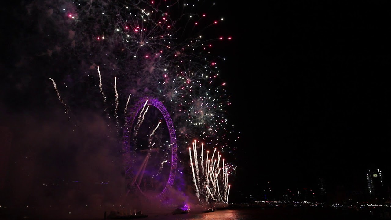 New Year's Eve London Fireworks 2017