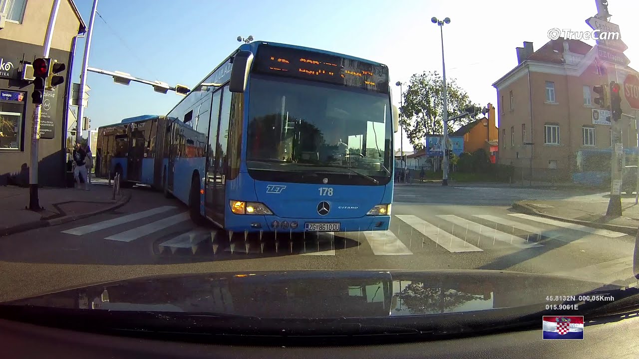 Zagreb : Vožnja kroz Vrapče od Ul. Ivana Bone Bolice do raskrižja sa Ilicom u Vrapčanskoj ulici