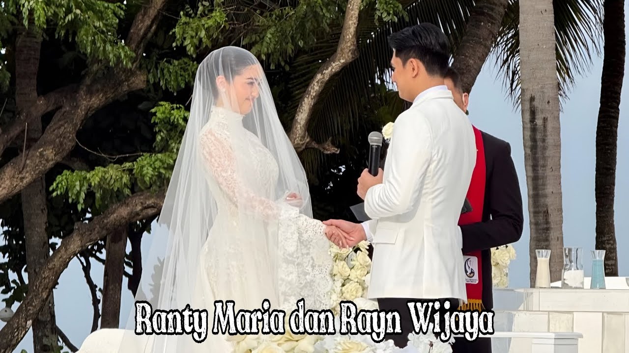 Momen pernikahan Ranty Maria dan Rayn Wijaya #rantymaria #raynwijaya