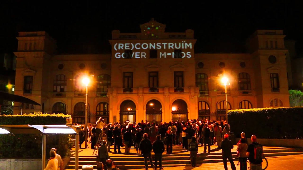 Mapping a l'Ajuntament de la Crida per Sabadell