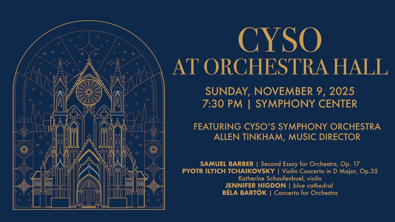 11.09.2025 CYSO Symphony Orchestra Spring Concert at Orchestra Hall