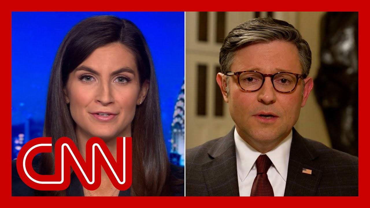 Kaitlan Collins presses Speaker Johnson on border policy