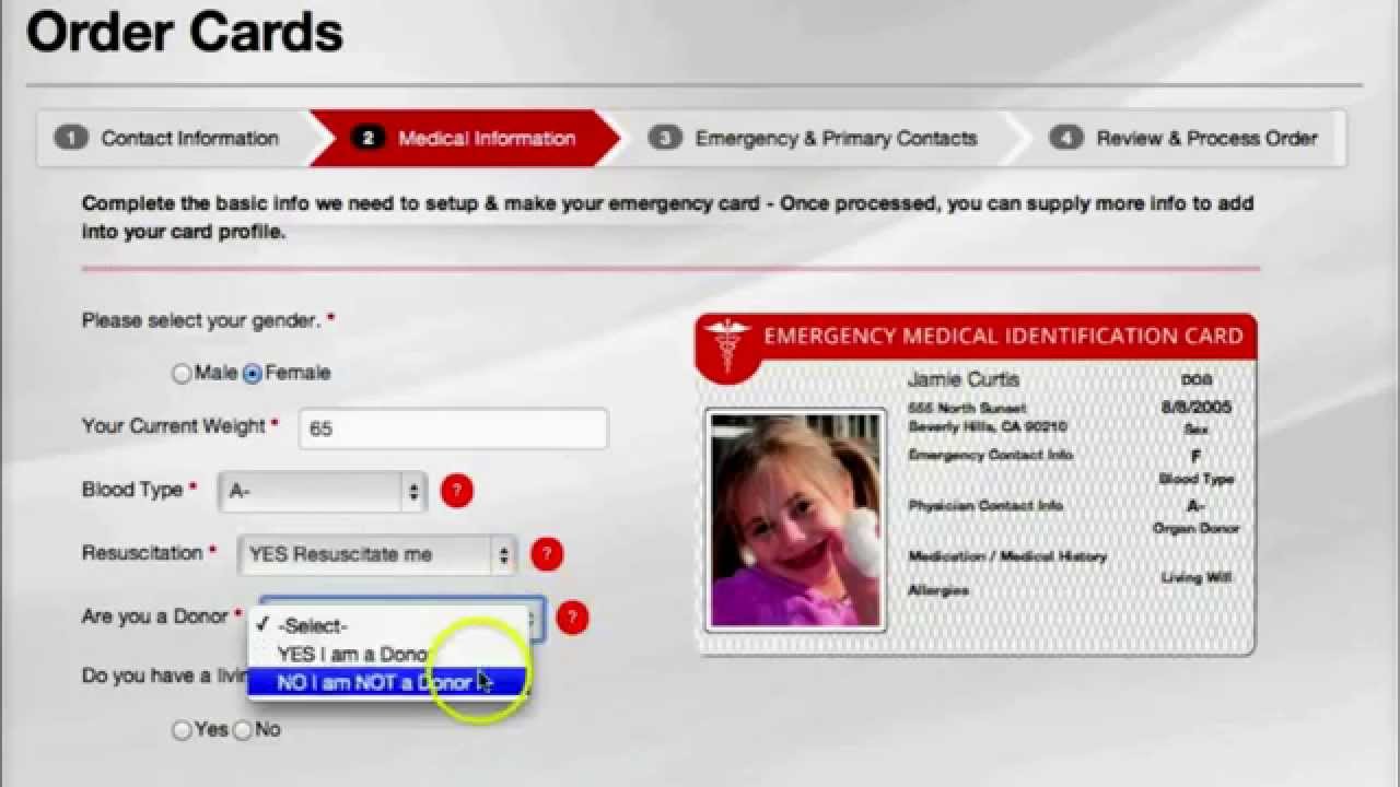 Emergency Safeguard - How it works - Free I.C.E. and Medial Emergency ID Cards