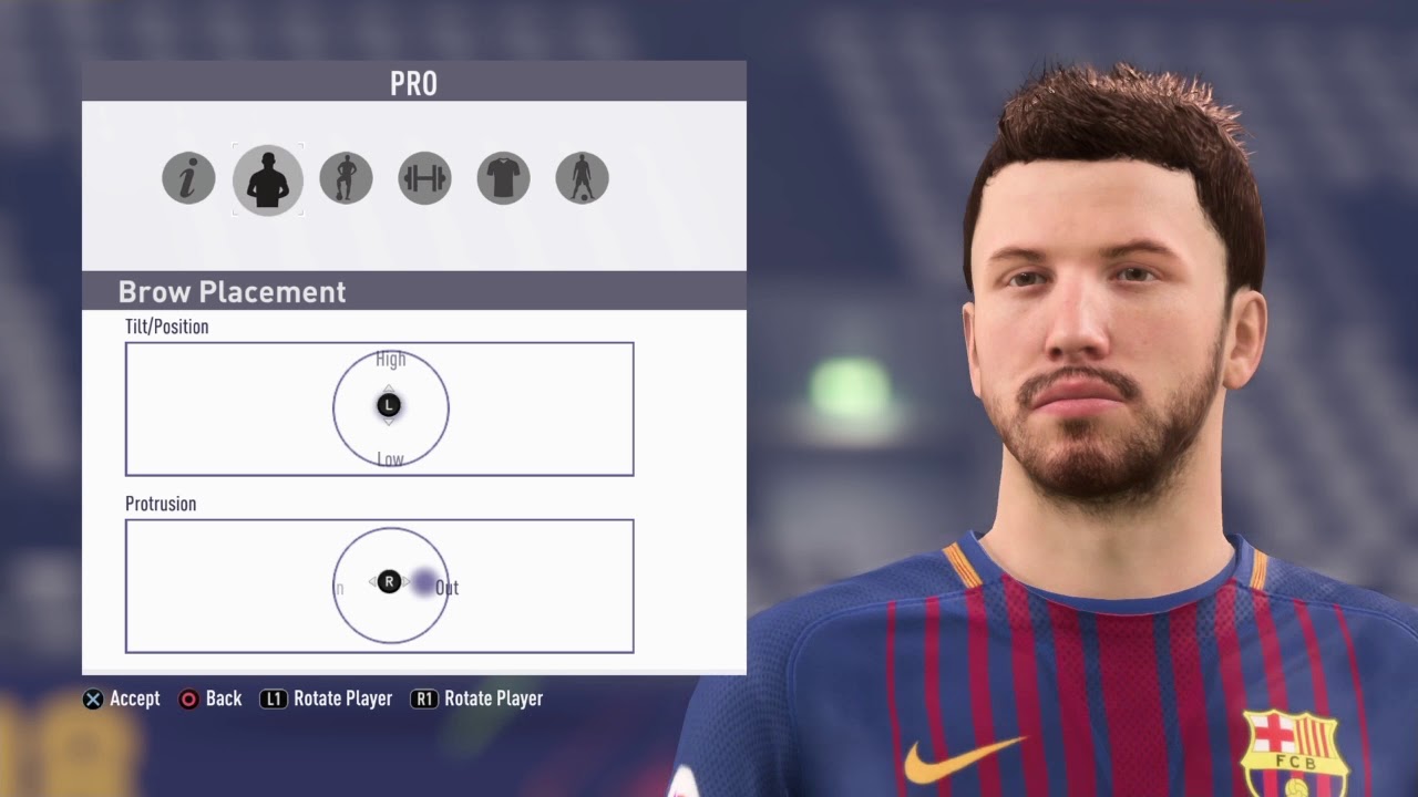 Fifa18-Pro club look a like Jordi Alba