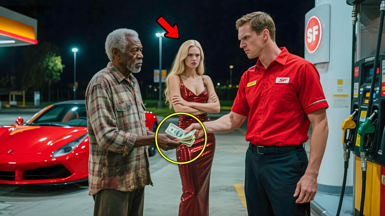Old Stranger Pays $73.50 Gas Fee for a Wealthy Heiress, What Happened Next Changed Their Lives