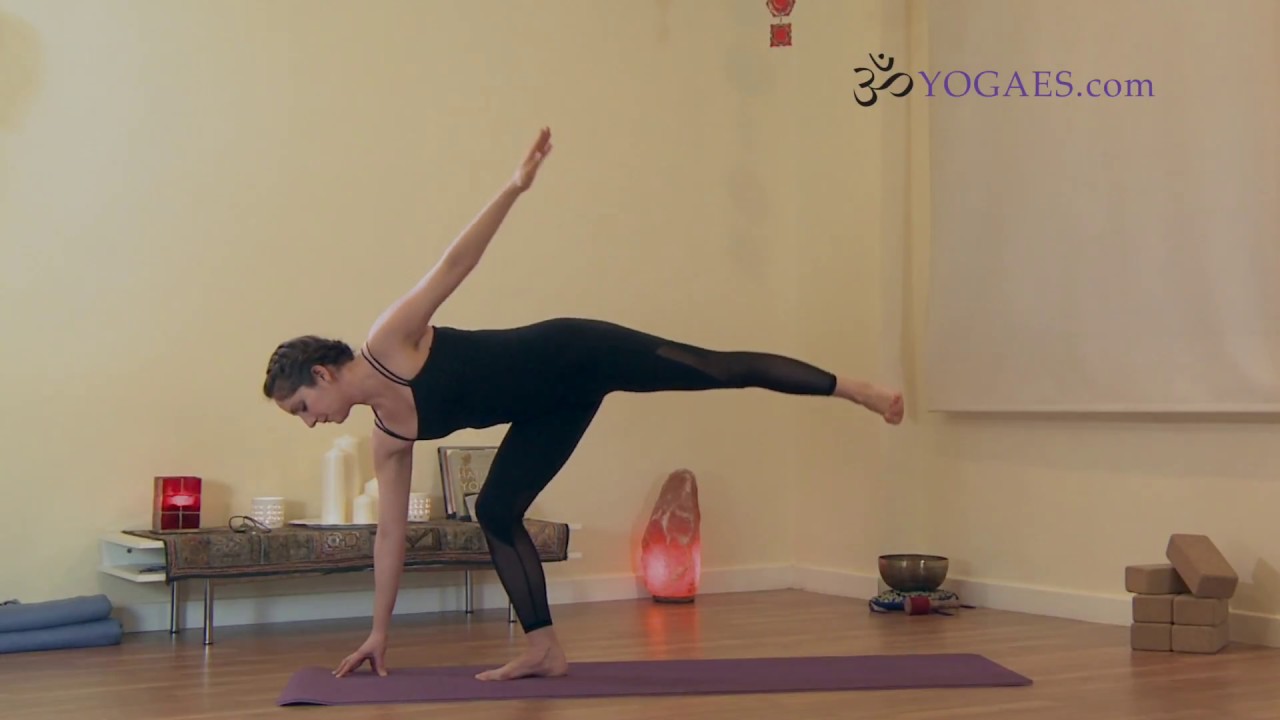 La media luna - Ardha Chandrasana