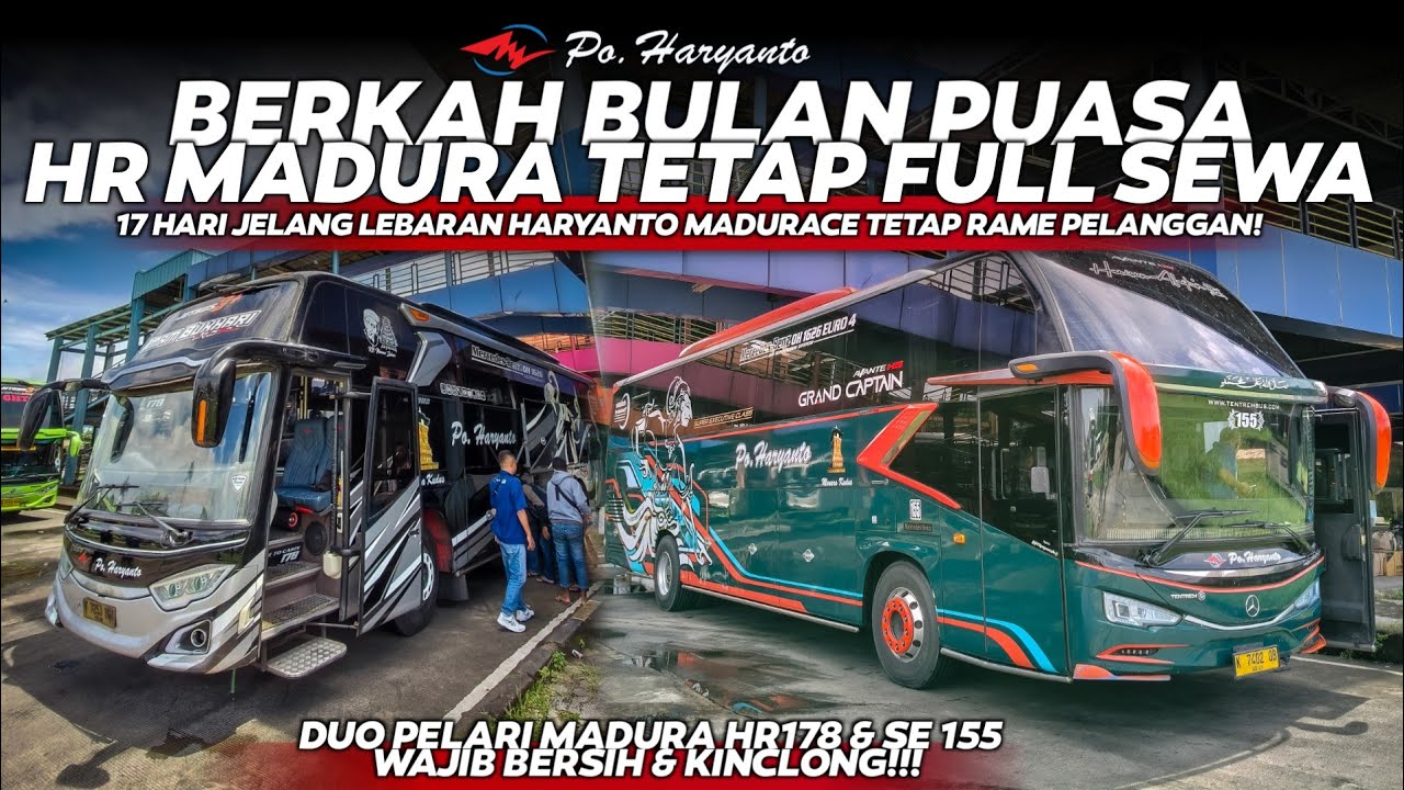 ALHAMDULILLAH😍UPDATE HARYANTO MADURA SLEEPER GRAND CAPTAIN & EXECUTIVE FULL SEWA🔥