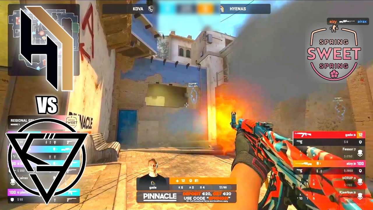 KOVA vs HYENAS - Spring Sweet Spring 3 Regionals | CSGO HIGHLIGHTS