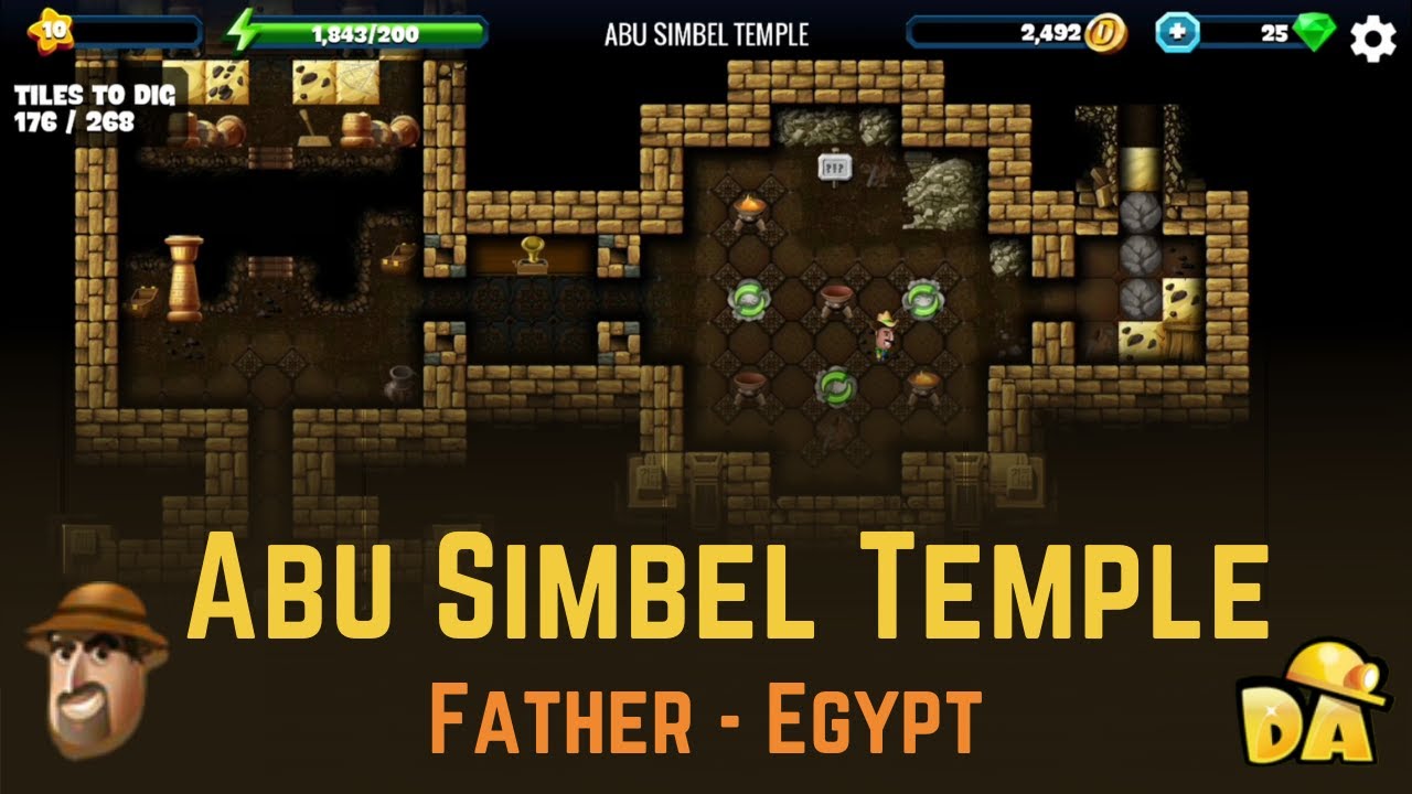 Abu Simbel Temple - #4 Father Egypt - Diggy's Adventure