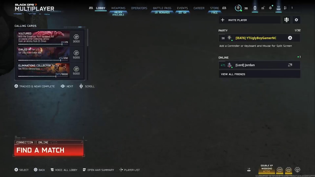 North Carolina Top 6 Call of Duty Player Bo7 Cammo Grinding#Starve1 #Photograher #Artist