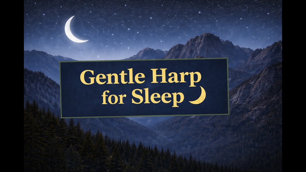 Gentle Harp for Sleep – Hymn-Inspired (Be Thou My Vision) – 6+ Hours