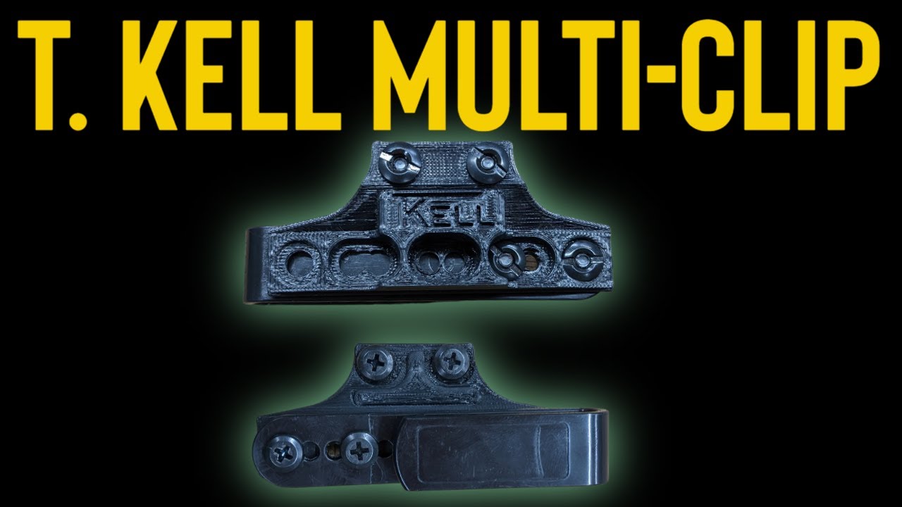 T.Kell Multi Clip Tutorial. How to Concealed Carry Molle Vertical Horizontal Multiple Options