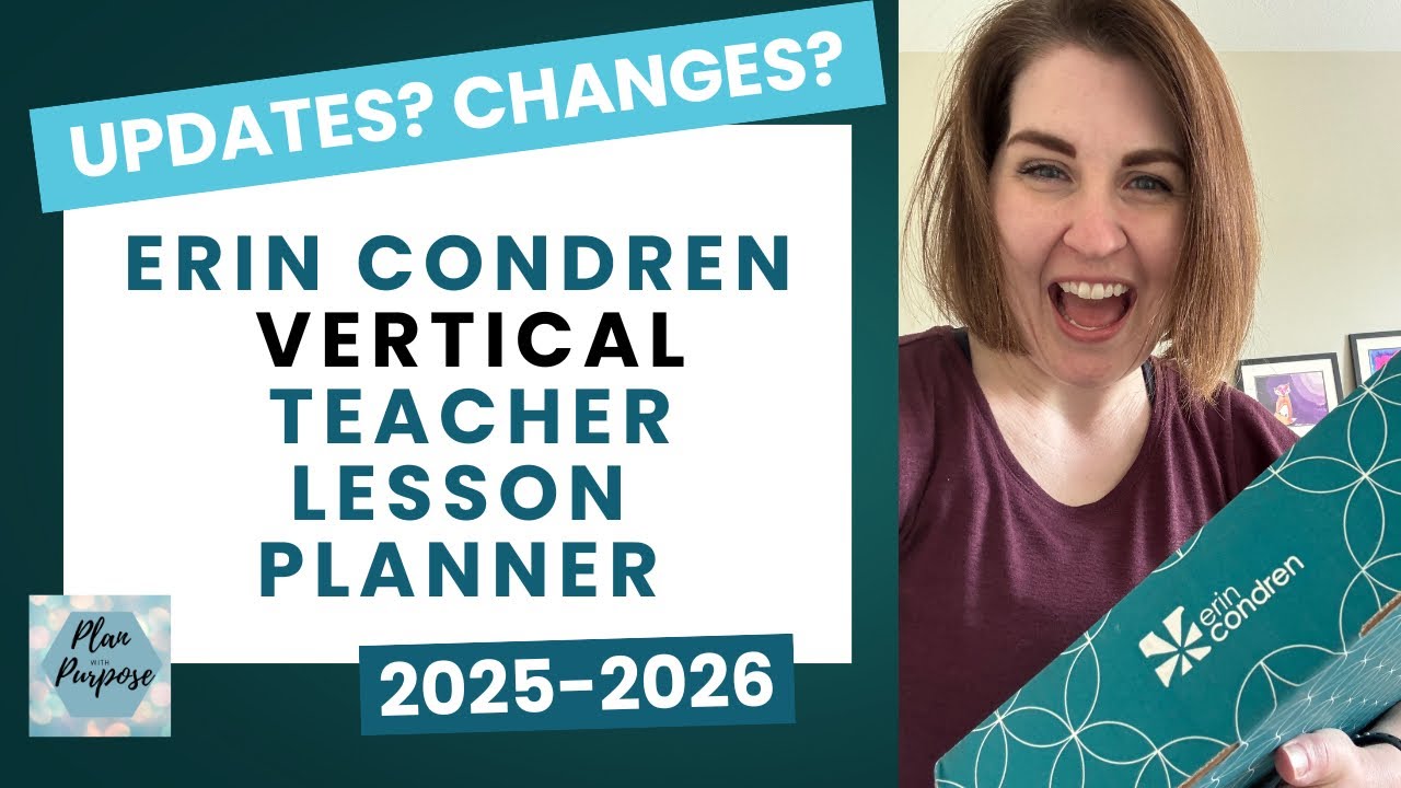 Updates and Changes to the 2025-26 Erin Condren Teacher Lesson Planner