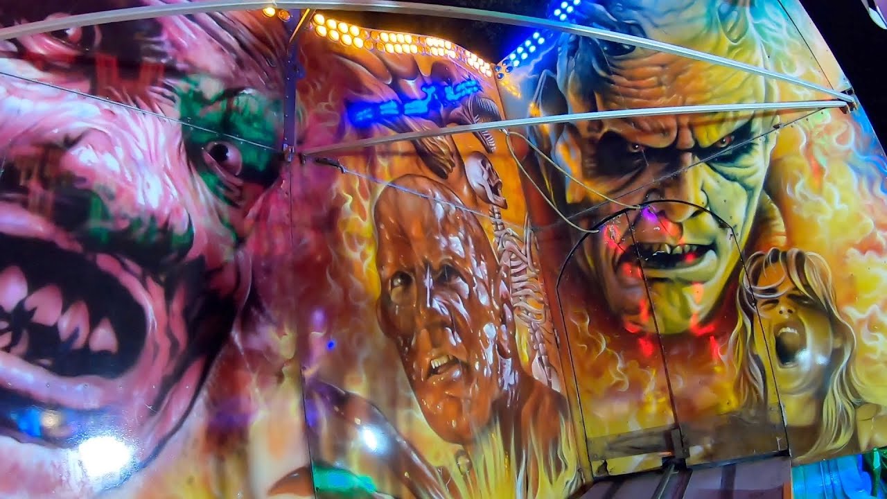 Edward Burton's BIG 3 TIER Ghost Train - On/Off Ride #Scary