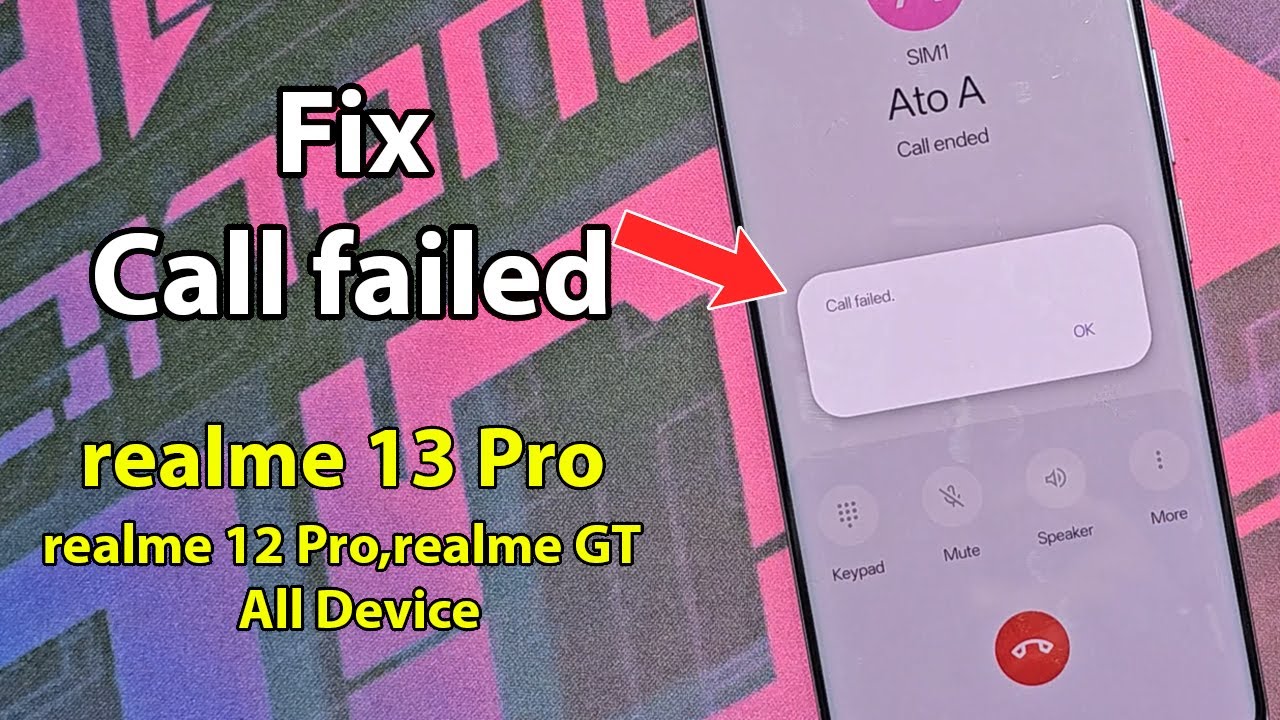 realme 13 pro call failed problem solution