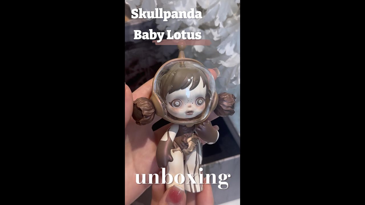 Unboxing Skullpanda Baby Lotus in The Dusk of Summer SP Planet Skullpanda Hoa Sen