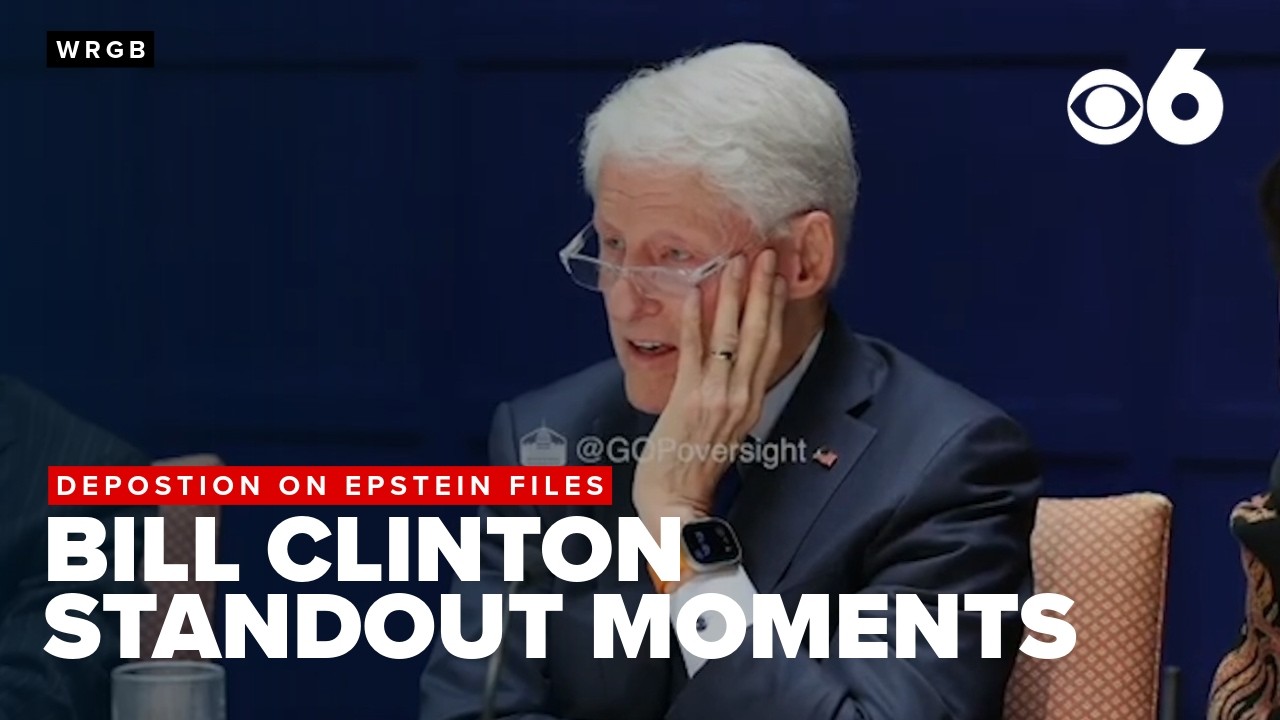 Bill Clinton standout moments from depositions on Epstein files