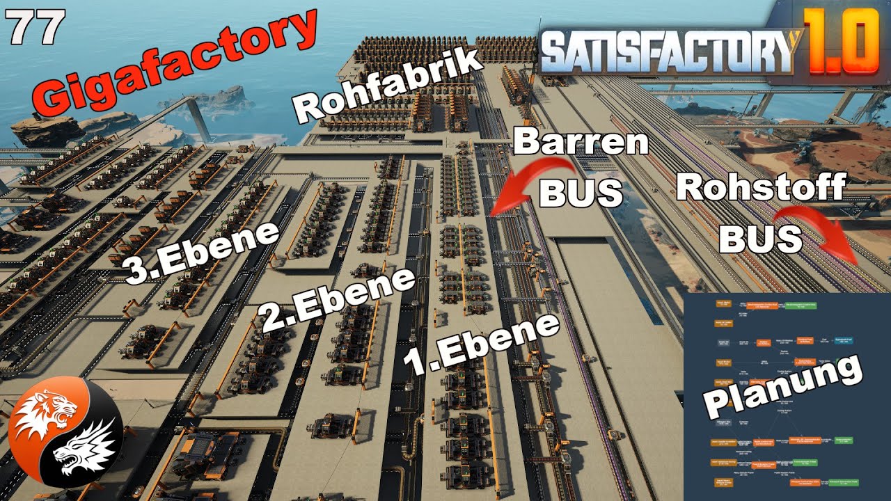 Fabrikstruktur und Planung einfach erkl&auml;rt! - Build Tips - Satisfactory 1.0  Ep.77