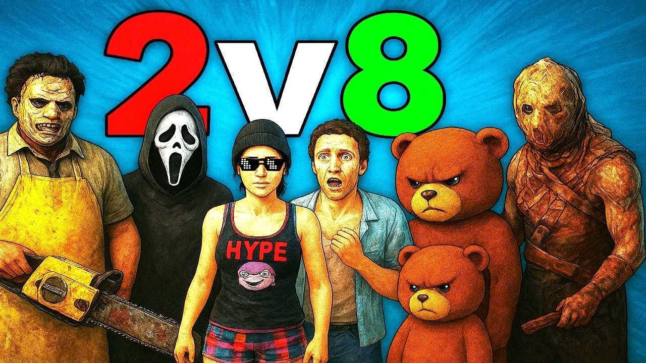 2 Killers VS 8 Survivors - Dead By Daylight (No Commentary)