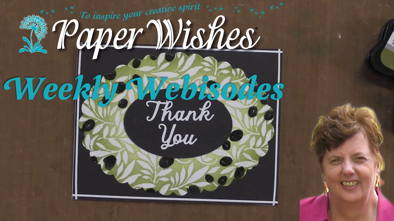 Card Using Memories & Leaves Stencils by Stencils & Such | PaperWishes.com