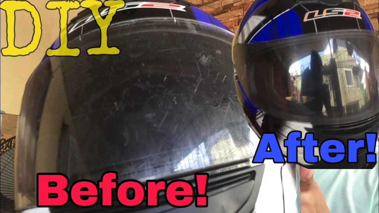 How to restore old helmet lens || K29 Moto