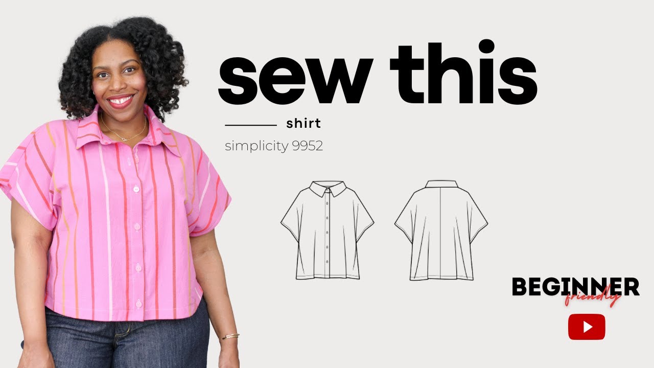 sew with me: simplicity 9952 view a | sewing | learn to sew