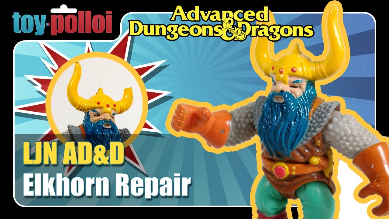 Vintage Advanced Dungeons & Dragons Elkhorn figure repair - Toy Polloi
