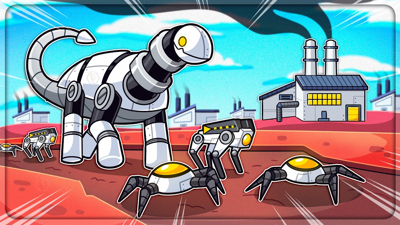 Building a giant robot factory to save humanity