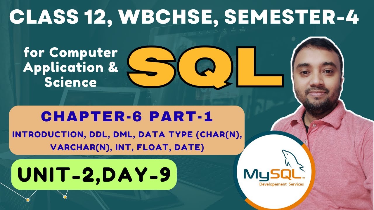 SQL Part-1 Class12 Semester 4 🔥 | Chapter 6 Unit 2 | Computer Application & Science