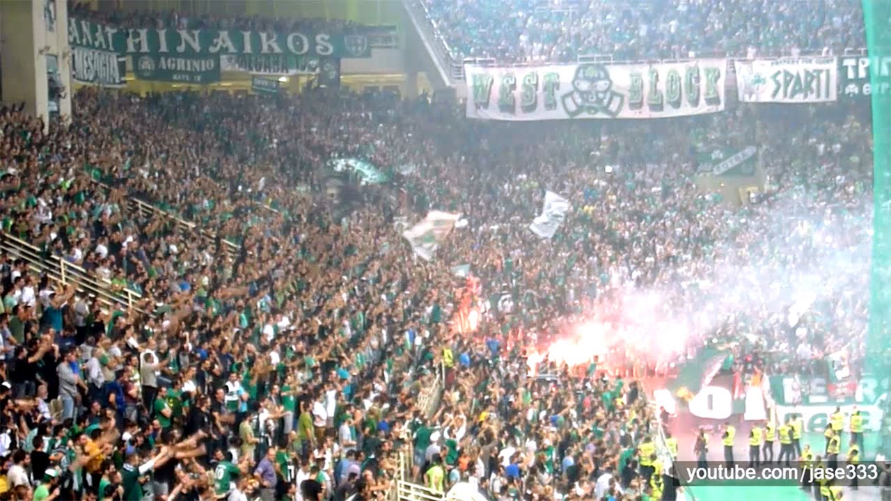 Panathinaikos vs Olympiakos 73-69 - Gate 13 Atmosphere - 19.10.2015 [HD]