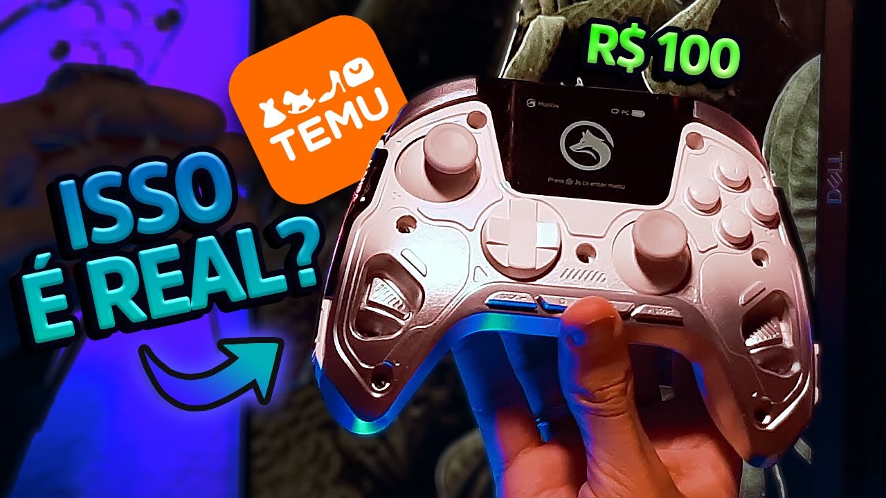 O CONTROLE com TELA da TEMU! KKKK - Manba One