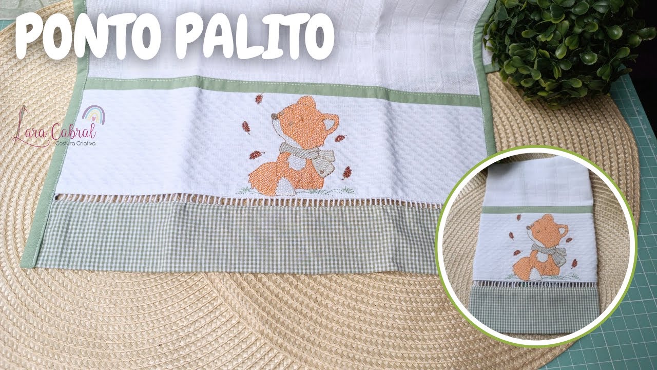 Aprenda a aplicar Ponto Palito no Barrado da Fralda - Passo a Passo