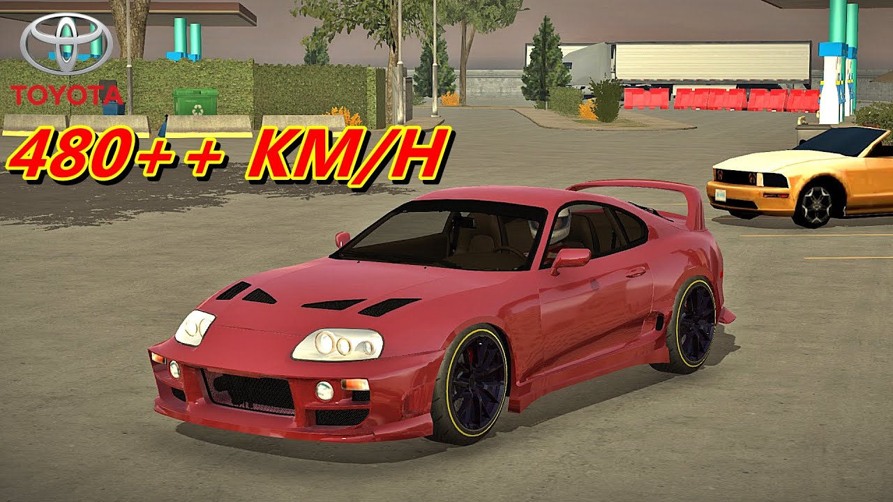TOYOTA SUPRA MK4 TOP SPEED TEST CAR PARKING MULTILAYER