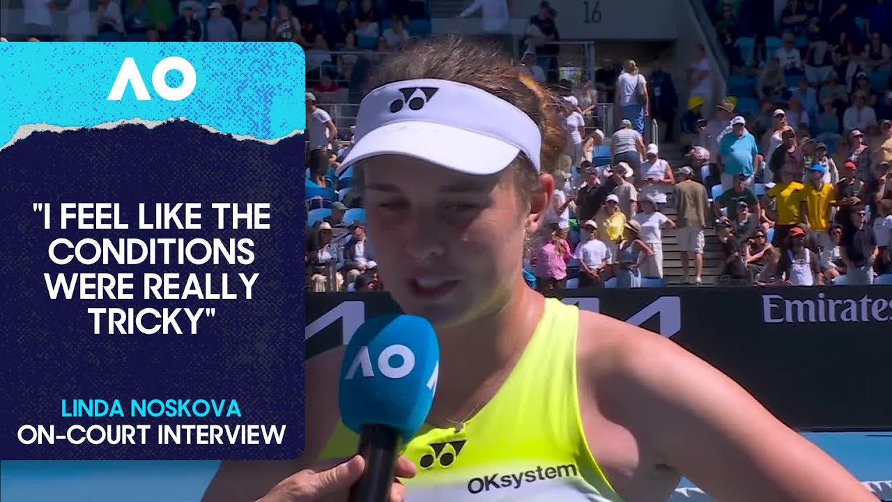 Linda Noskova On-Court Interview | Australian Open 2026 Second Round