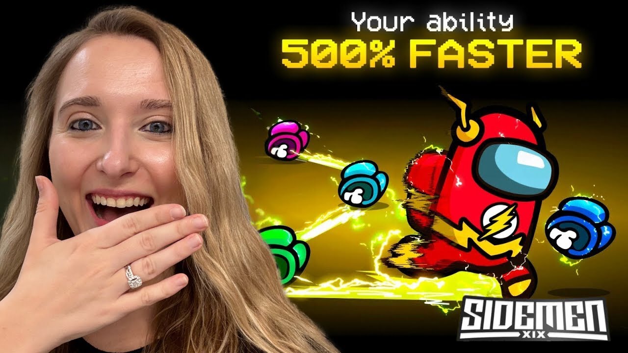 Reaction TO SIDEMEN AMONG US BUT THE IMPOSTER HAS SUPER SPEED