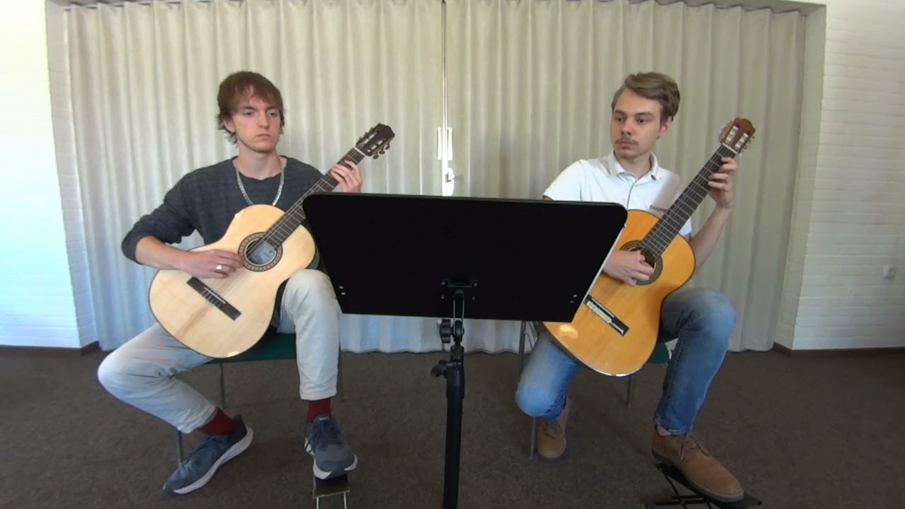 Aus dem Gitarrenunterricht: Western Song - Teuchert Band 1 - Gitarre Duo Jendrik & Lukas