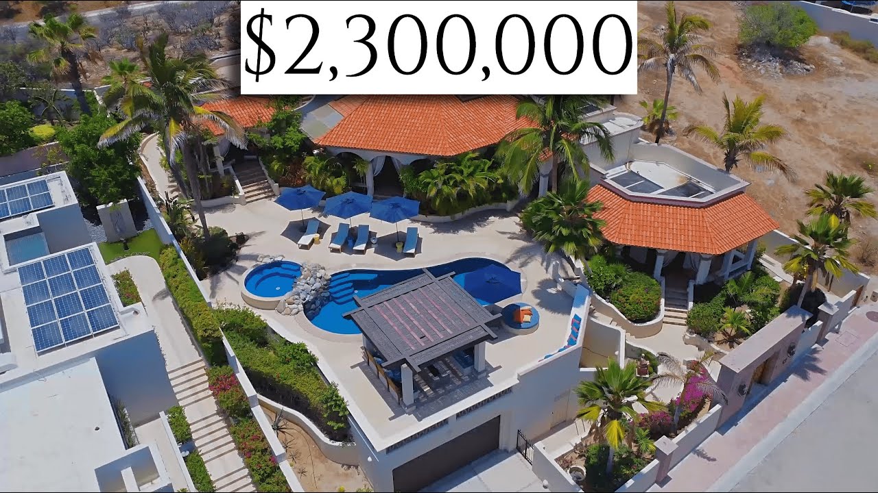 FOR SALE HOUSE with OCEAN VIEWS for $2,300,000 in LOS CABOS | ROMAR HOMES