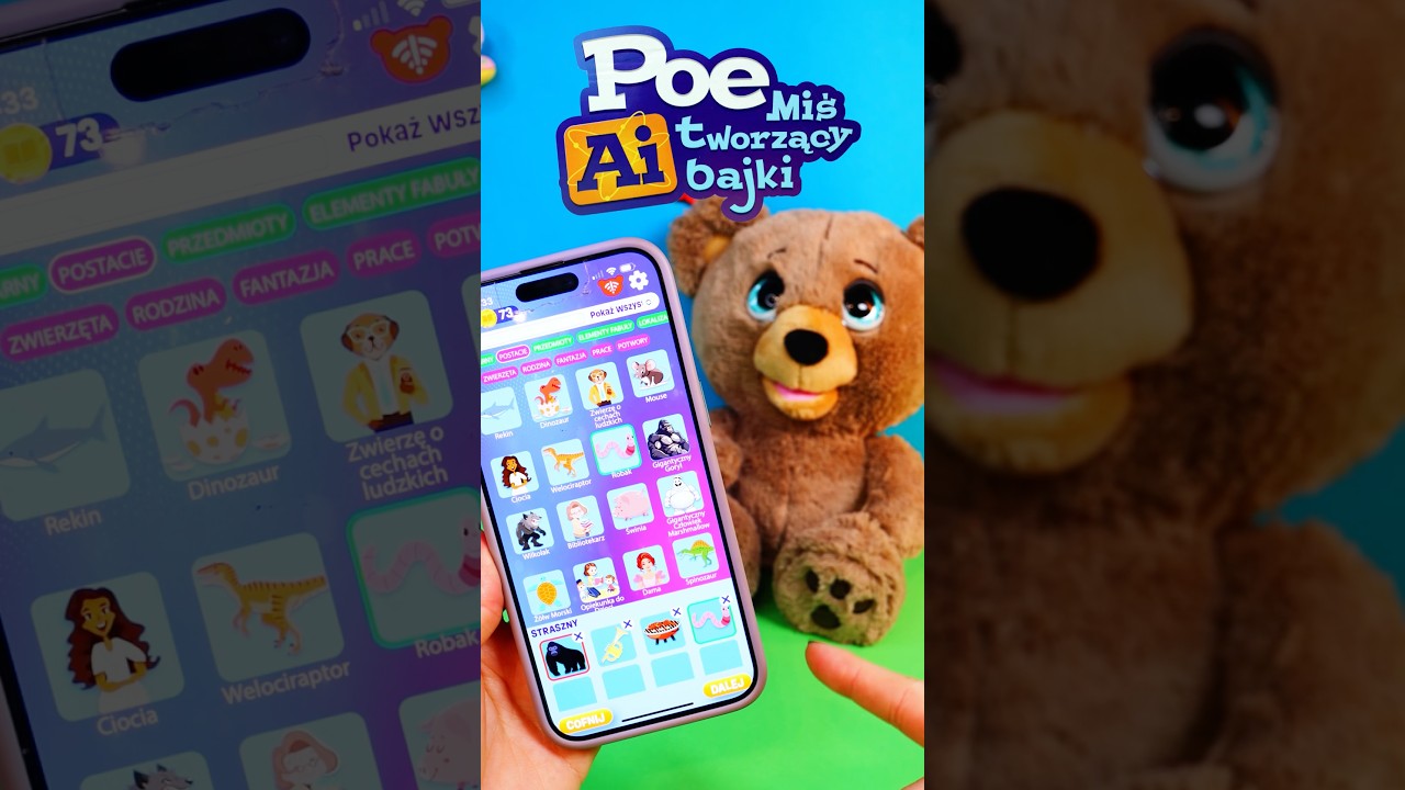POE Miś AI kt&oacute;ry tworzy BAJKI 🧸