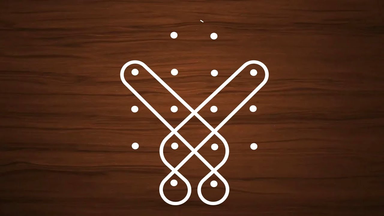 Beautiful rangoli designs with 5 to 3 dots | chukki rangoli | #rangoli |#muggulu |#kolam 