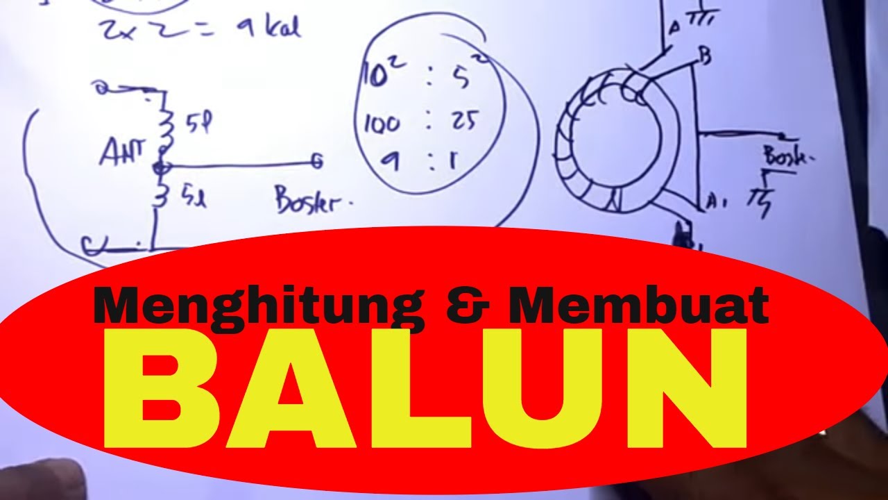 Antena Harus Pakai Balun , cara hitung dan buat Balun Antena Membuat Antena TV Digital UHF