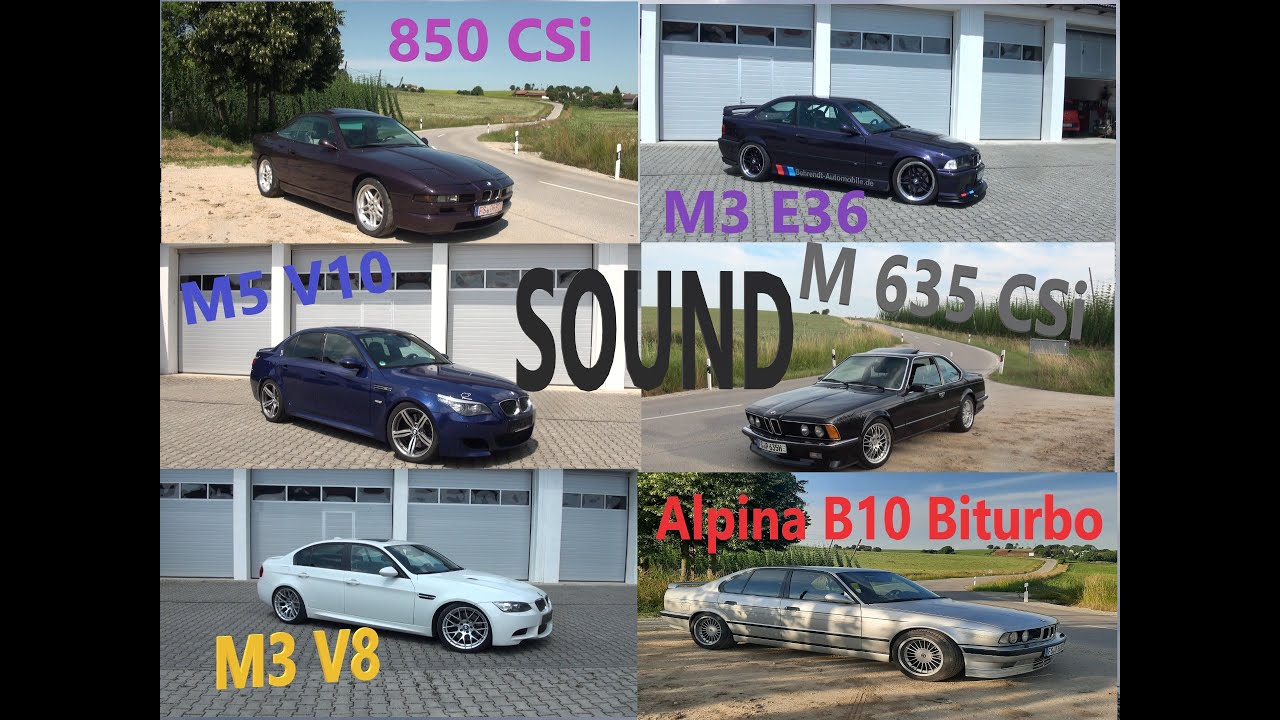 Sound Check BMW Motorsport/M Sauger im Vergleich. 6-8-10-12 Zylinder. Welcher klingt am besten?