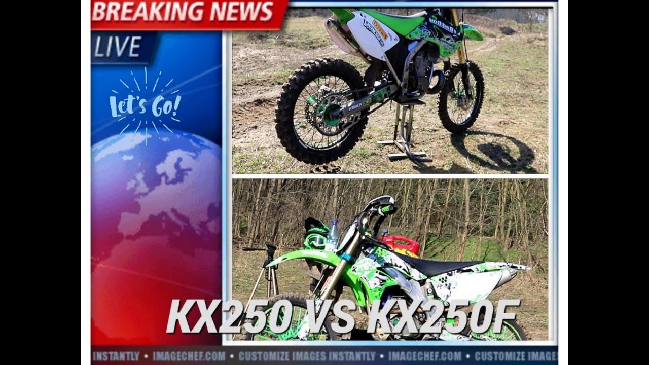 KAWASAKI KX250 vs KX250F TEIL.2 MxVlog